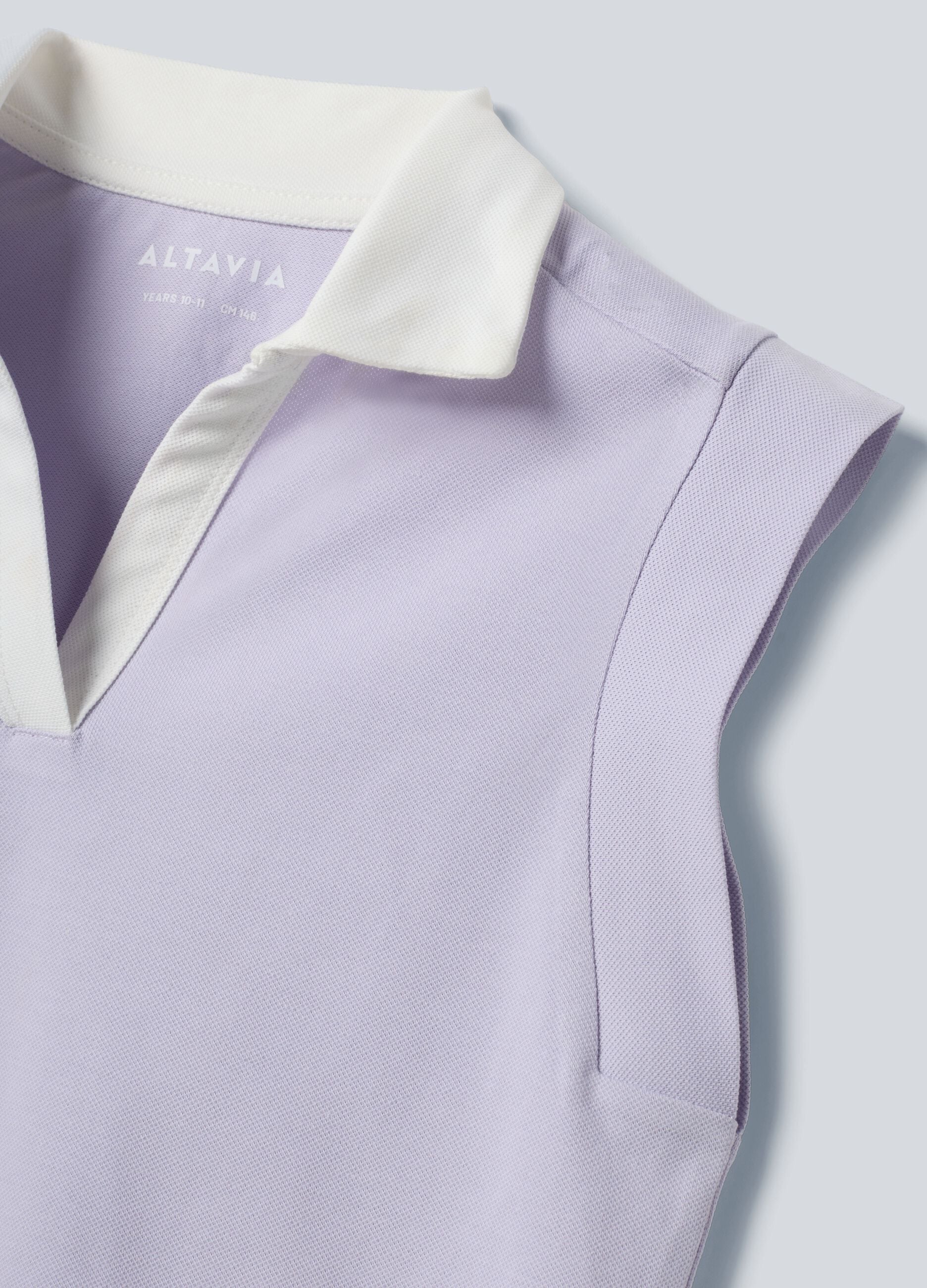 ALTAVIA COURT purple stretch-cotton sports polo shirt