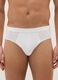 2-pack white briefs, regular fit, in mercerised cotton_1