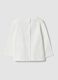 White baby top in pure organic cotton with Harry Potter embroidery_1