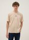 Beige pure cotton One Piece print T-shirt, relaxed fit_0