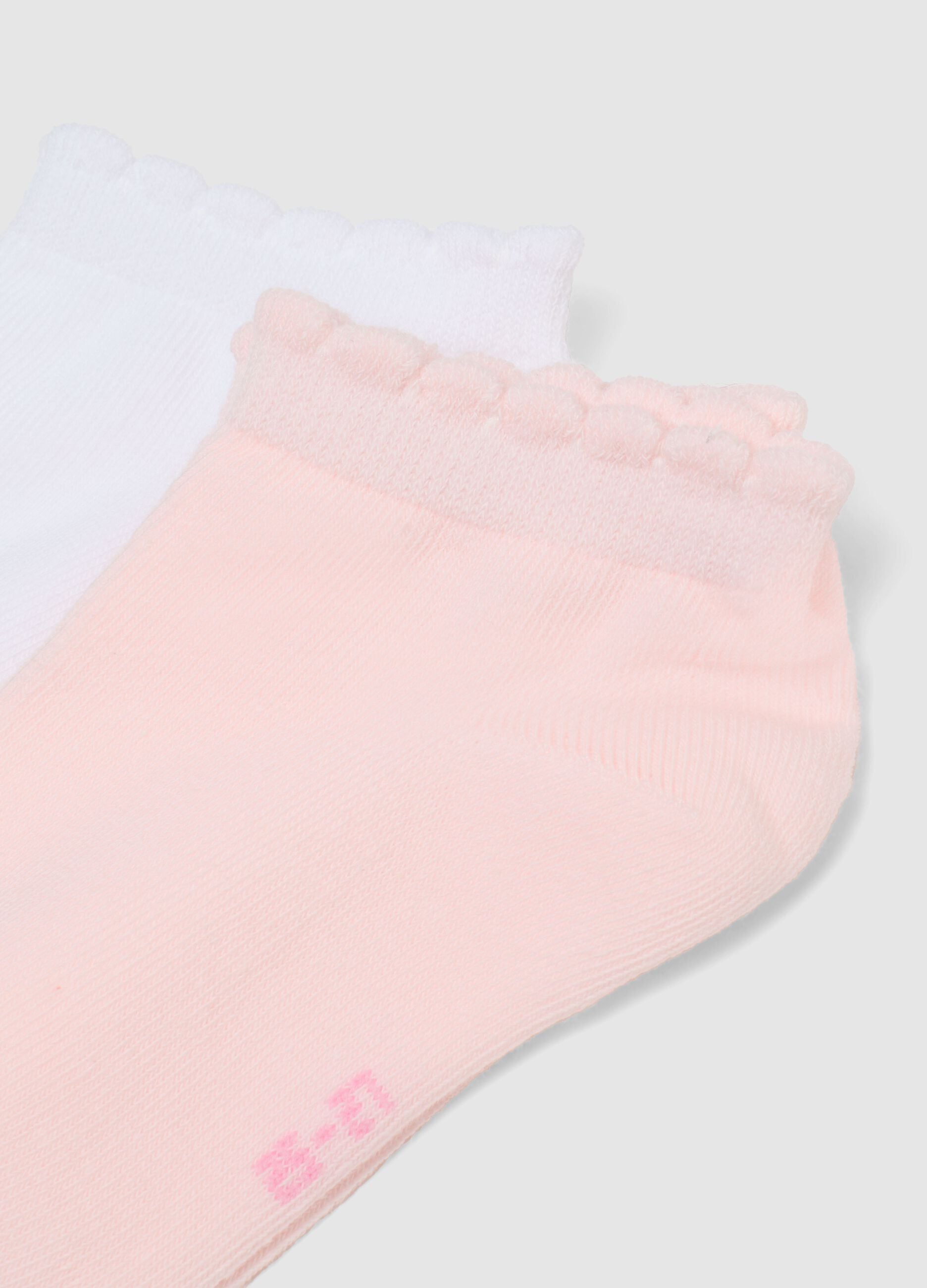 Multicolour cotton blend socks multipack for girls