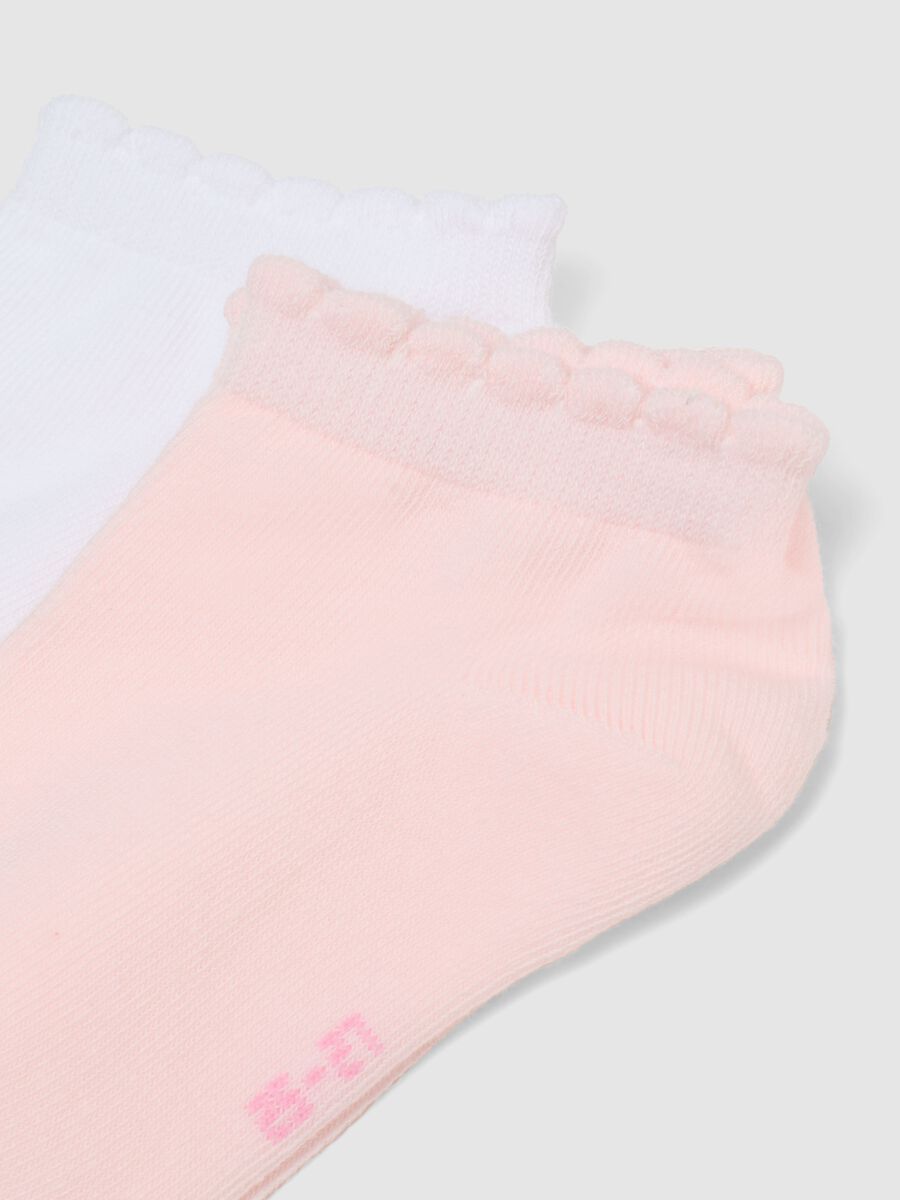 Multicolour cotton blend socks multipack for girls_1
