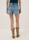 Light blue pure cotton denim shorts_2
