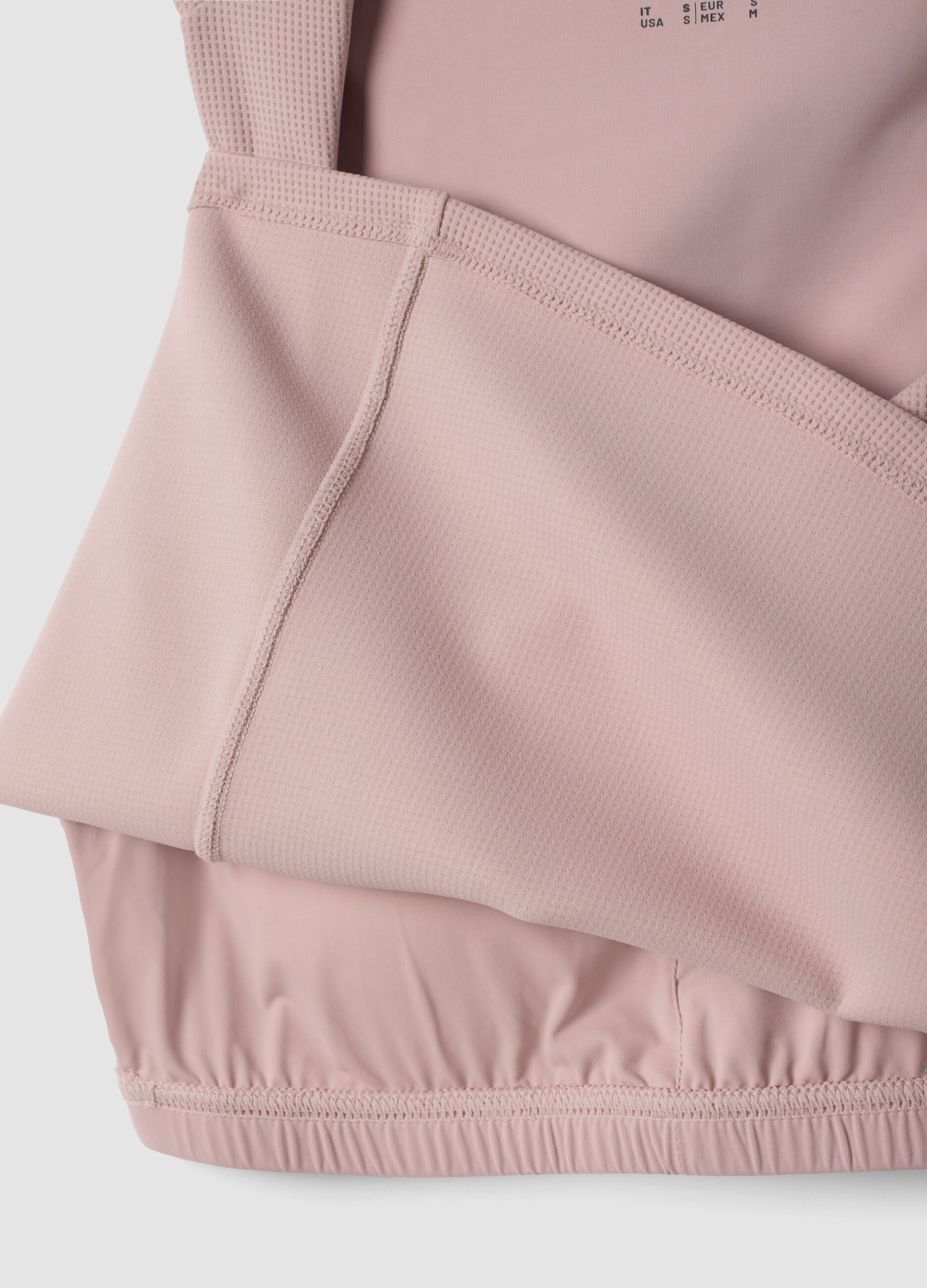 Pink breathable stretch crop top ALTAVIA STUDIO