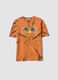 Orange pure cotton Pok&eacute;mon printed T-shirt for boys_3
