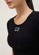 Black Boxy Fit Short Sleeve Sports T-shirt_3