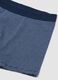 Boys' blue striped stretch organic cotton boxer shorts_2