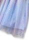 Girls&rsquo; white stretch cotton dress with tulle skirt_2