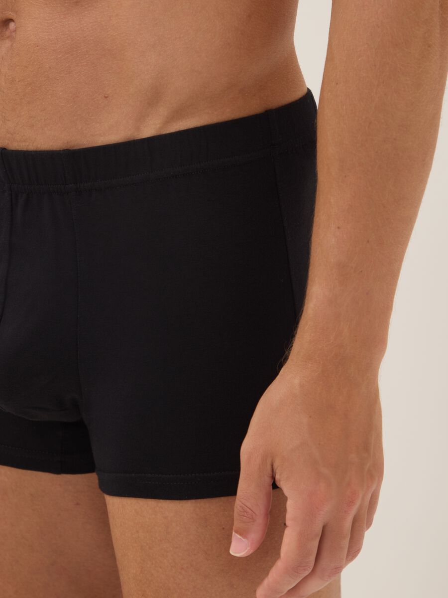Boxer nero in cotone organico_3