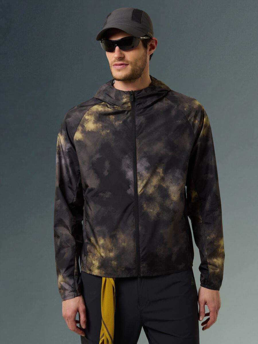 Tie Dye Effect Windbreaker Jacket ALTAVIA WITH DEBORAH COMPAGNONI_0