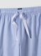 Blue striped organic cotton pyjama trousers_6