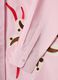 Pink pure cotton poplin shirt with floral print, regular fit_5