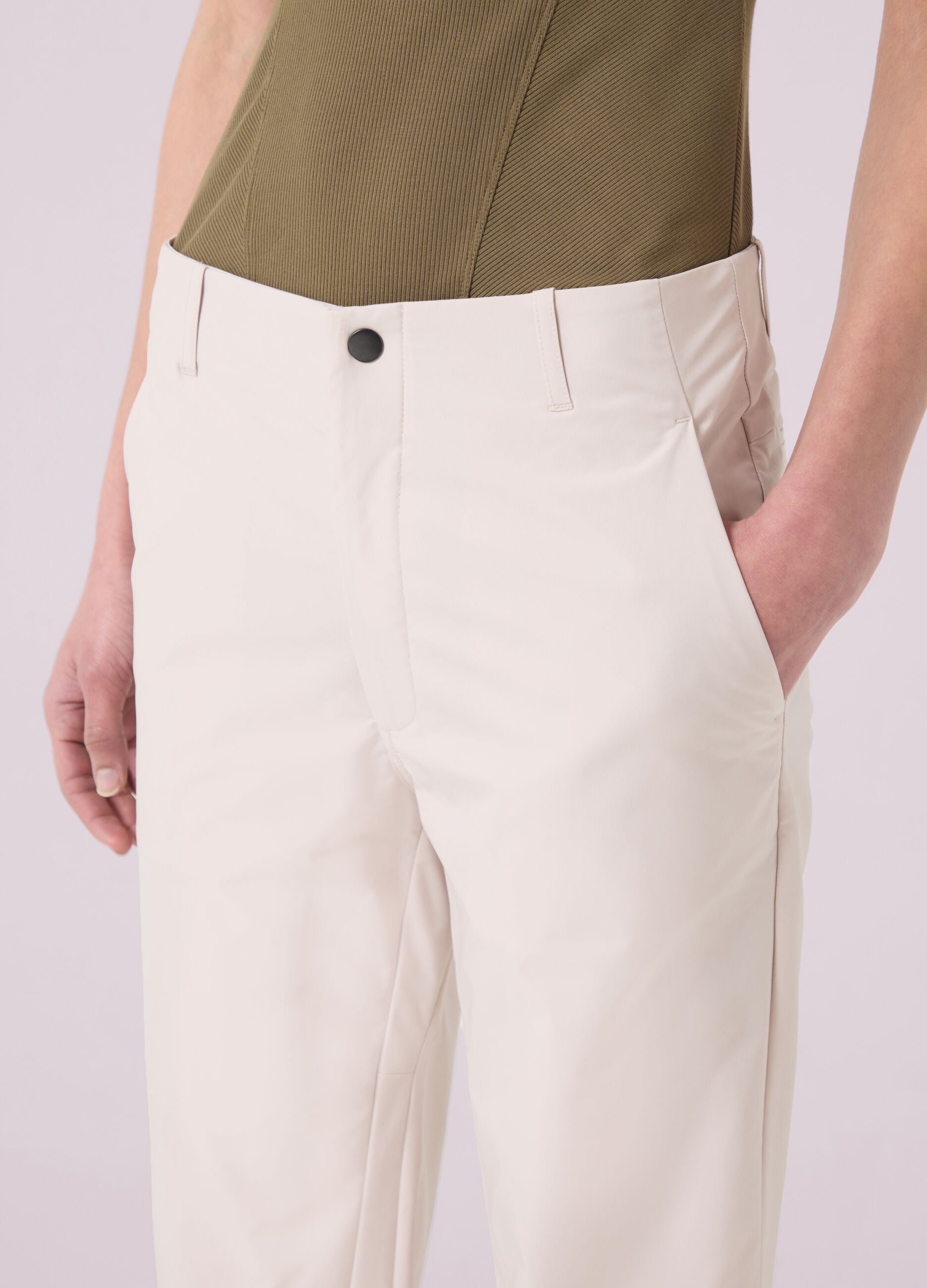 Straight Trousers in Technical Fabric ALTAVIA STUDIO