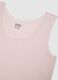 Pink Stretch Cotton Vest Regular Fit with Lace Trim_5