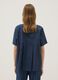Blue stretch cotton blouse_3