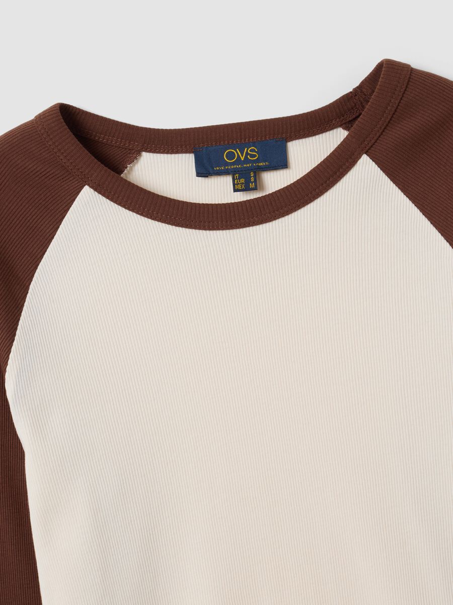 White pure cotton long-sleeved T-shirt_5