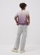 Grey pure cotton denim jeans with elasticated waist for boys, skater fit_2