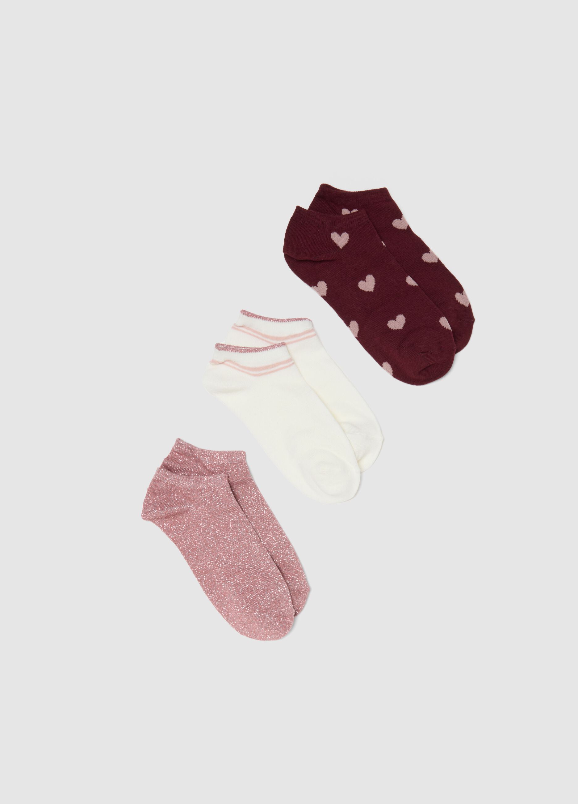 Multicolour Stretch Cotton Sock Tripack