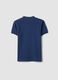 Boys' blue pure cotton regular-fit polo with Mandarin collar_4