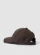 Brown cap with curved peak_1