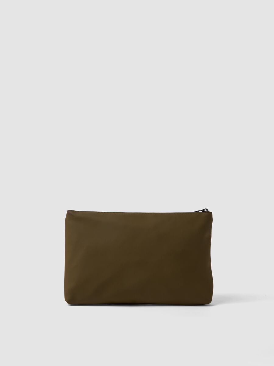 Green wristlet pouch with zip_2