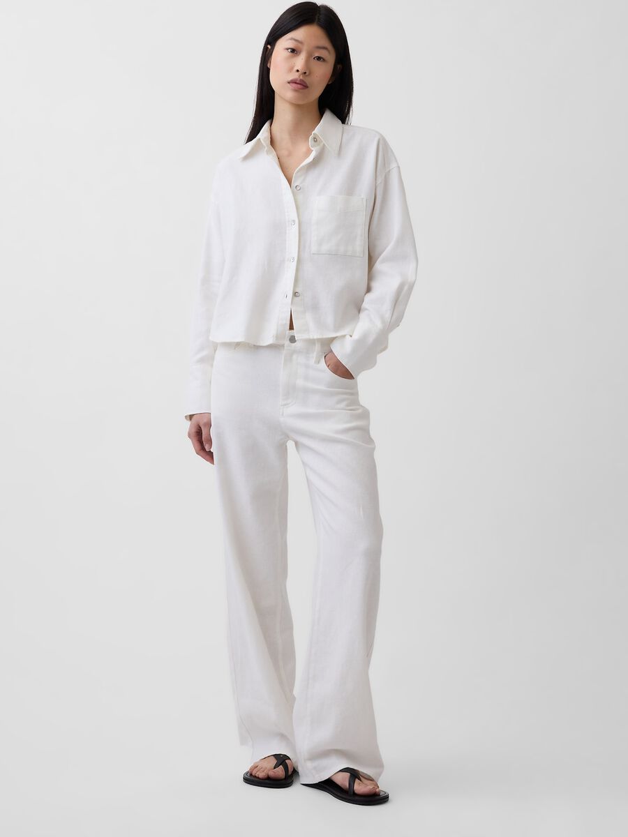 Pure cotton shirt with patch pocket_2