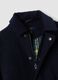 Blue regular-fit wool and viscose blend coat_2