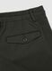 Green cotton blend regular fit chino trousers_5