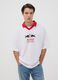 White pure cotton T-shirt with New York Red Bulls print_0
