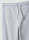 Grey organic cotton jogger trousers_2