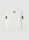 White stretch cotton T-shirt with Ducati print for boys_1