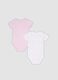 2-pack of pink organic cotton short-sleeve bodysuits for baby girls_1