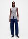 Grey Waistcoat in Stretch Fabric_4