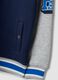 Blue cotton-blend crew-neck sweatshirt with oversized college prints_2