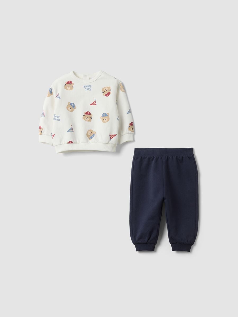 Black and White Organic Cotton Baby Set_0