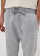 Grey cotton-blend joggers with logo_3
