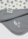 Grey pure organic cotton baby blanket with 101 Dalmatians embroidery_2