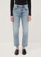 High-waisted pure cotton mom-fit denim jeans_1