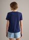 Blue pure linen short-sleeve T-shirt, regular fit_3