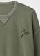 Green Gap fabric blend sweatshirt_5