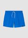 Blue swim shorts with elasticated waist and drawstring_4