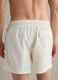 White swim shorts with elasticated waistband and drawstring_2