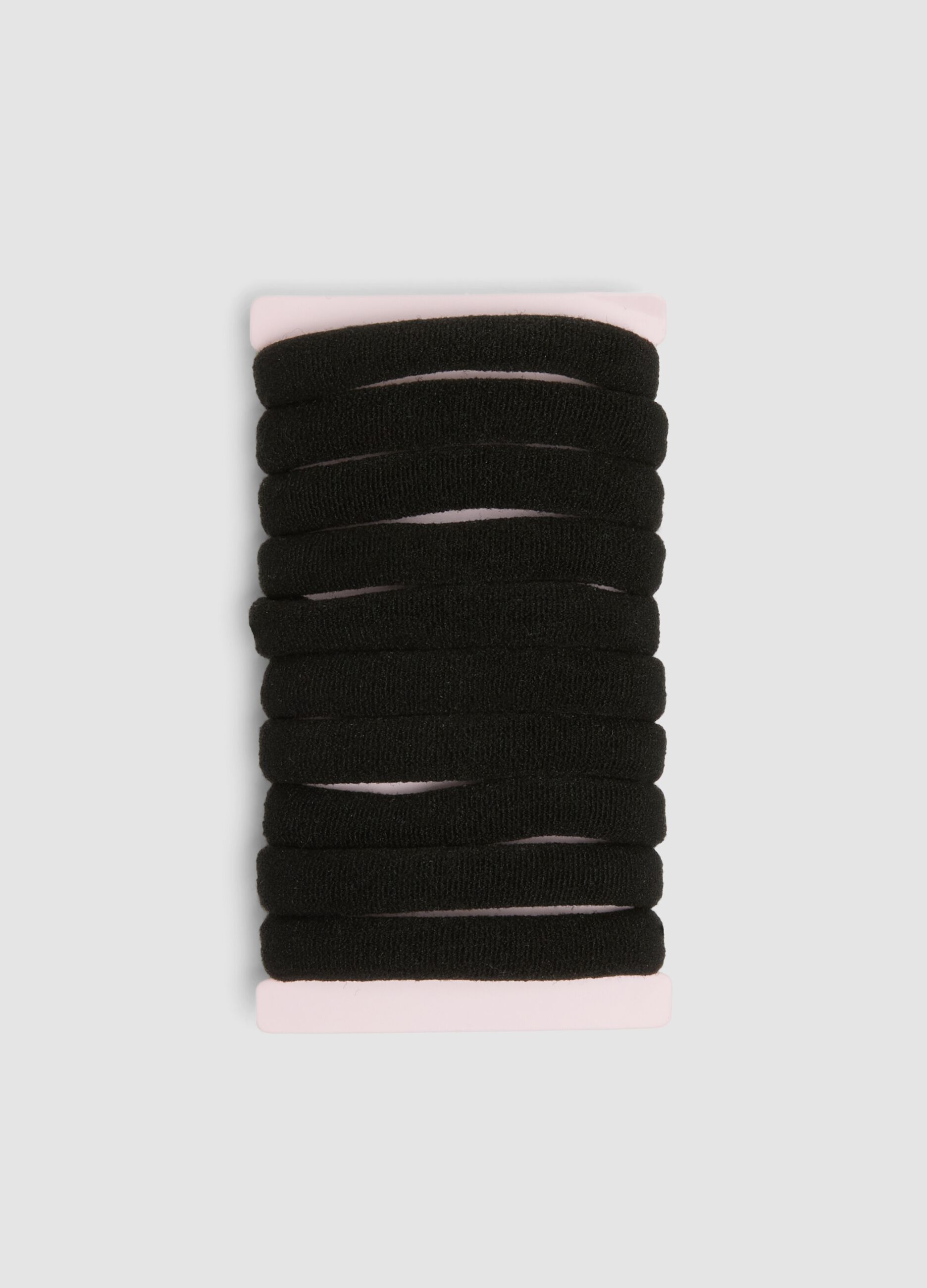 SINCERELY HAIR Seamless Hair Ties, 10 Pack, Black