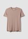 Pink pure cotton short-sleeve regular-fit T-shirt_4