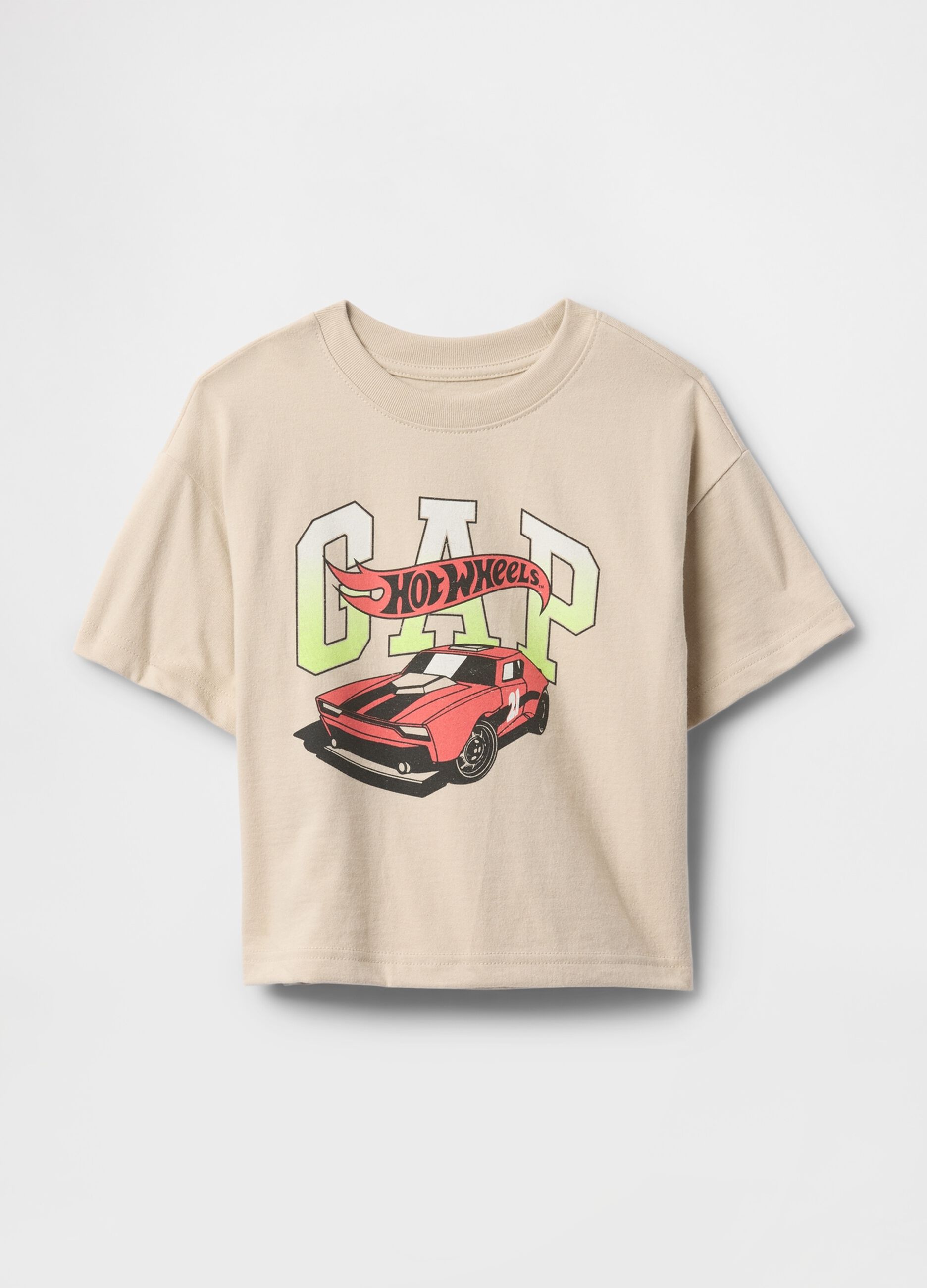 Kids' beige pure cotton T-shirt
