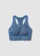Blue sports bra in stretch fabric ALTAVIA RUNNING_4