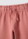 Girls' pink oversized cotton stretch top and trousers set_2