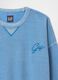 Gap Blue Sweatshirt in Mixed Fabric_4