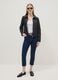 Blue skinny jeans in stretch cotton and viscose_0