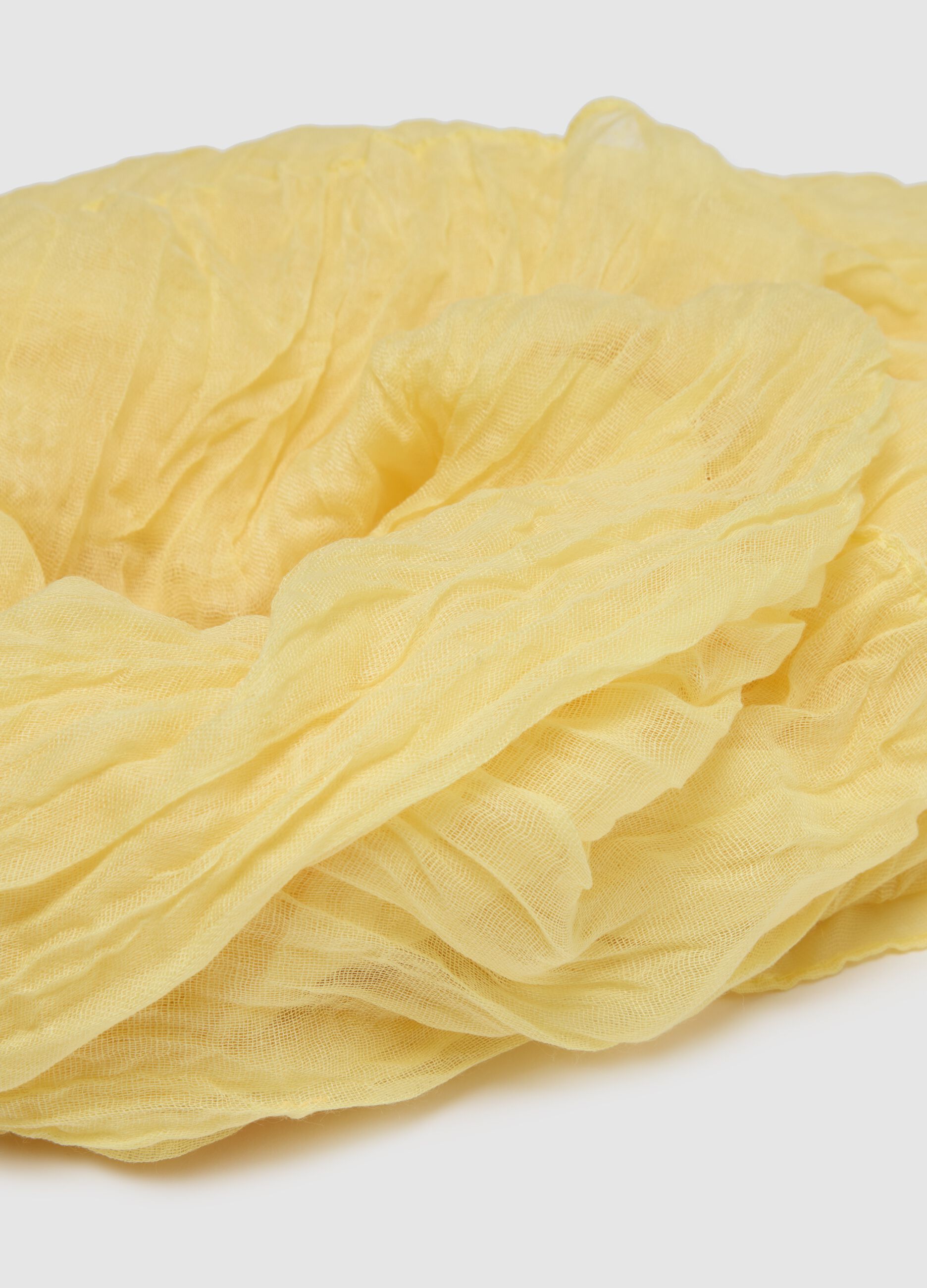 Light Yellow Scarf Regular Fit